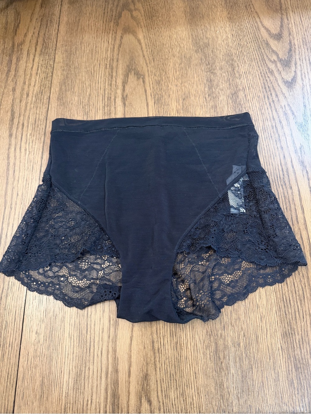 Spanx lace shapewear panties black size XS